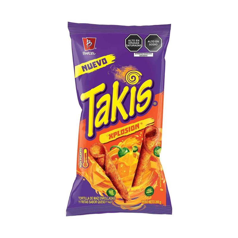 BARCEL - Tortillas de Maíz Takis Xplosion Bolsa 200 g