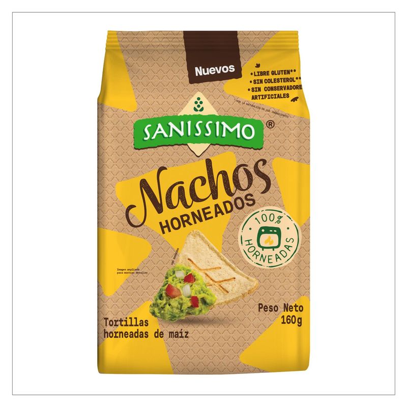 SANISSIMO - Nachos Clásico Sanissimo x 160 g