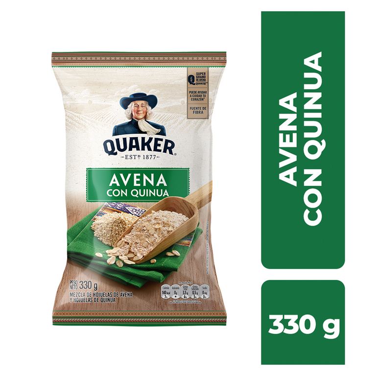 Avena Quaker con Quinua Bolsa 330 g | Tottus Perú