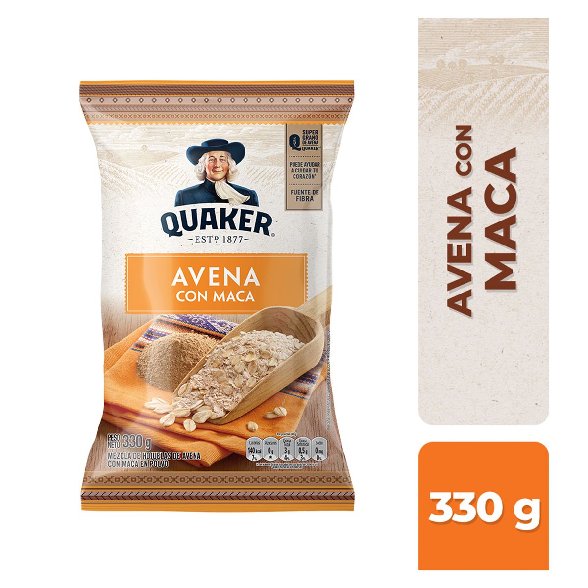 QUAKER - Avena Quaker con Maca Bolsa 330 g