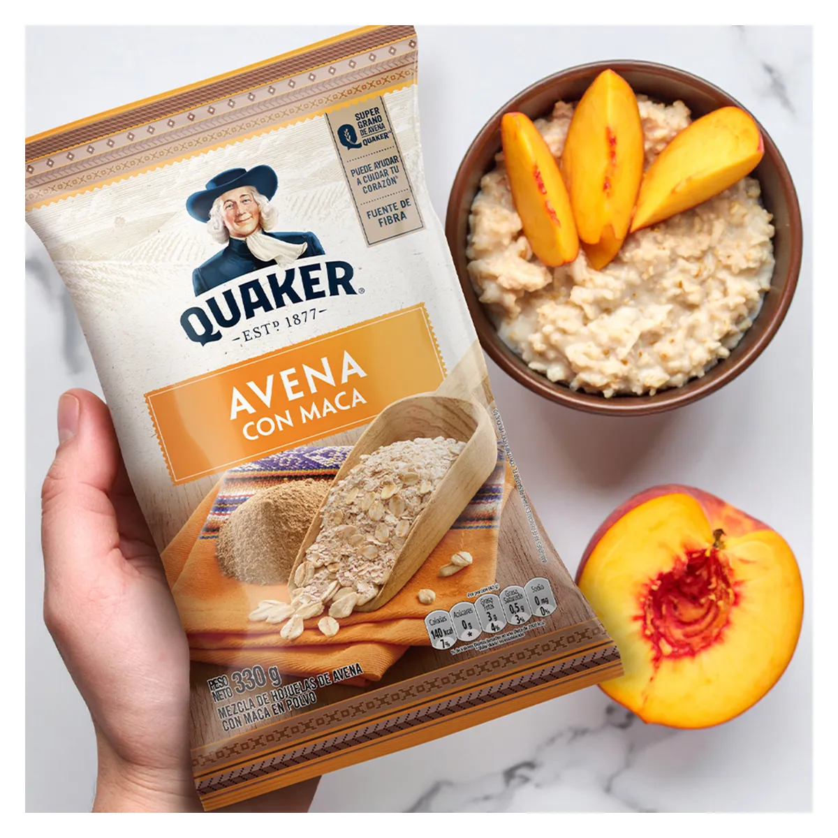 QUAKER - Avena Quaker con Maca Bolsa 330 g