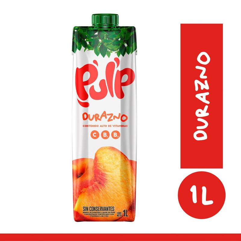 PULP - Jugo Pulp Durazno Prisma X 1 Lt