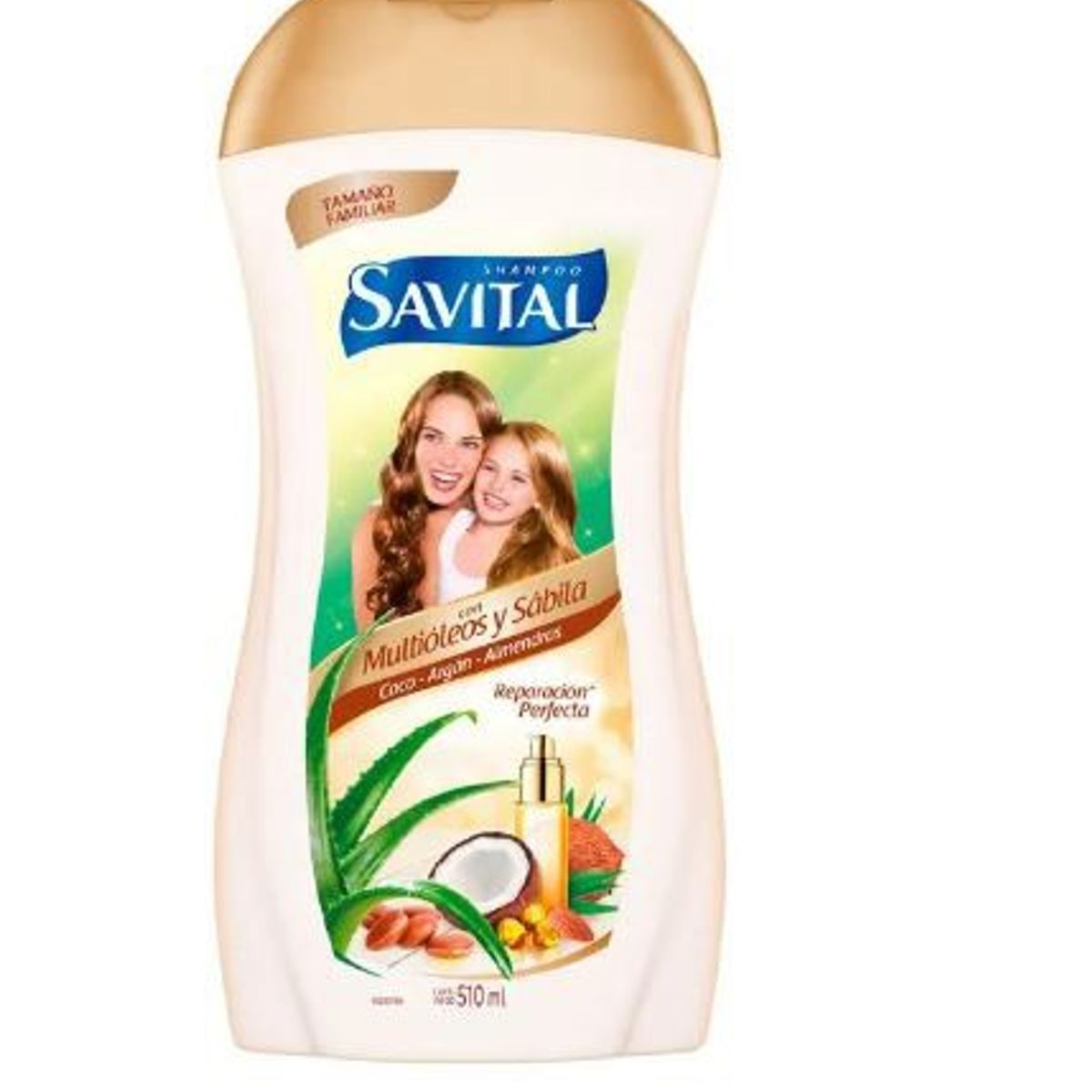 SAVITAL - Shampoo Savital Multioleos Sábila Botella 510 mL