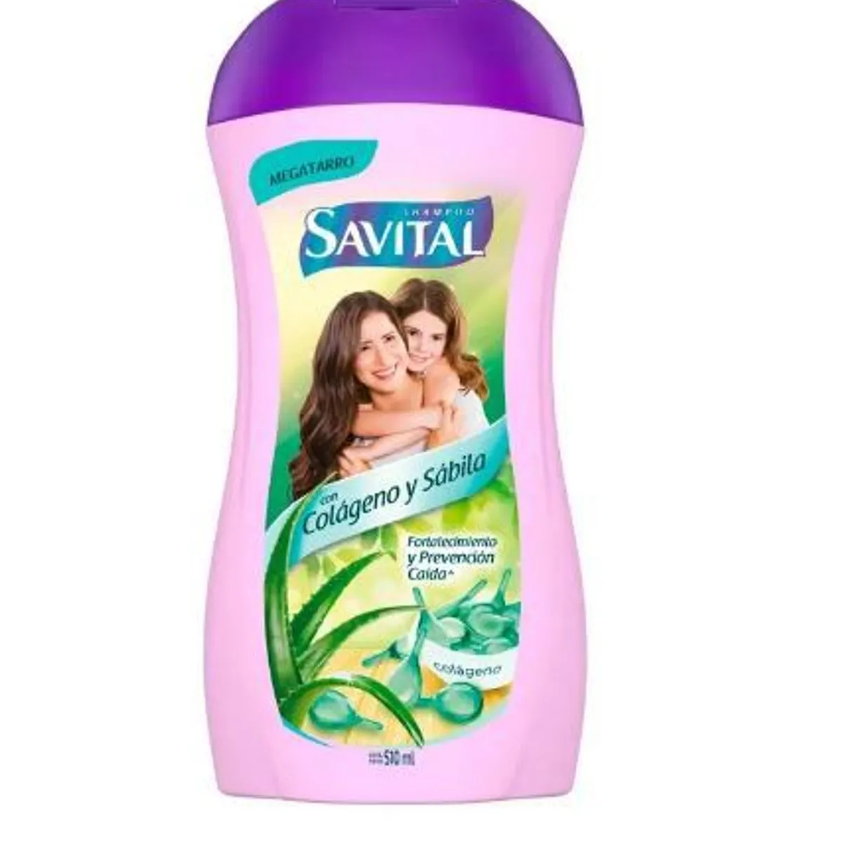 SAVITAL - Shampoo Savital Colágeno Sábila Botella 510 mL