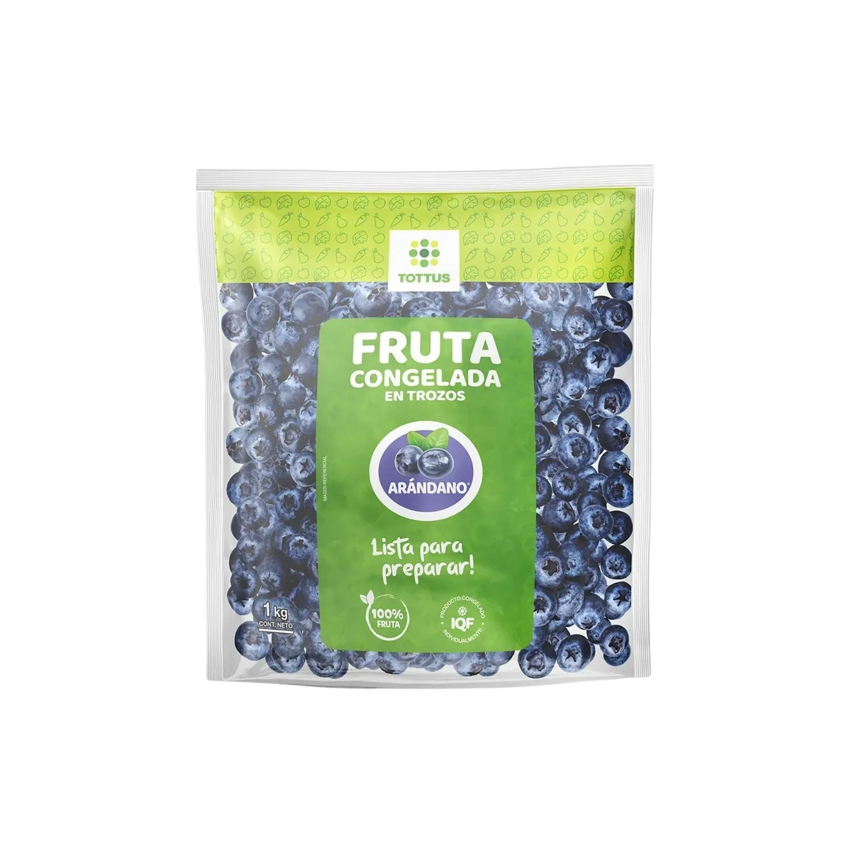 TOTTUS - Arándano Congelado Entero Tottus Bolsa 1 Kg