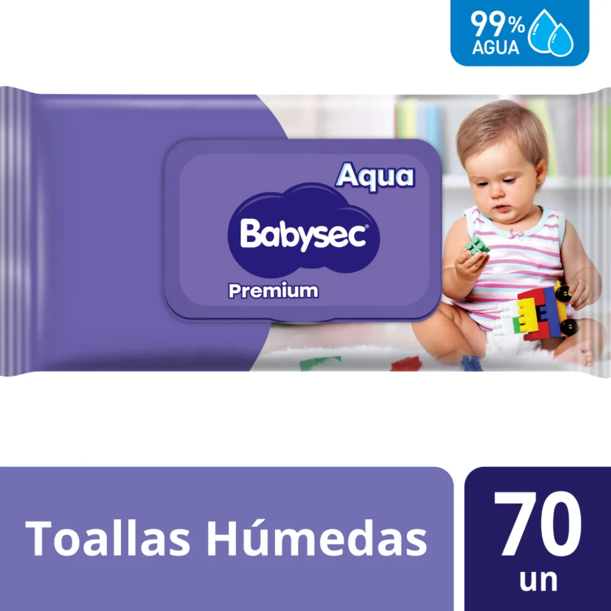 BABYSEC - Toallitas Húmedas Babysec Premium Empaque 70 Und