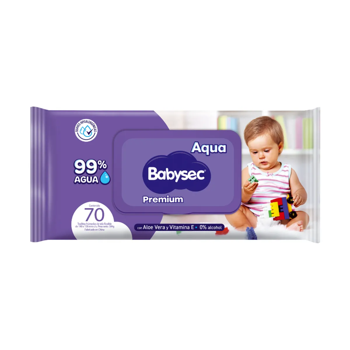BABYSEC - Toallitas Húmedas Babysec Premium Empaque 70 Und
