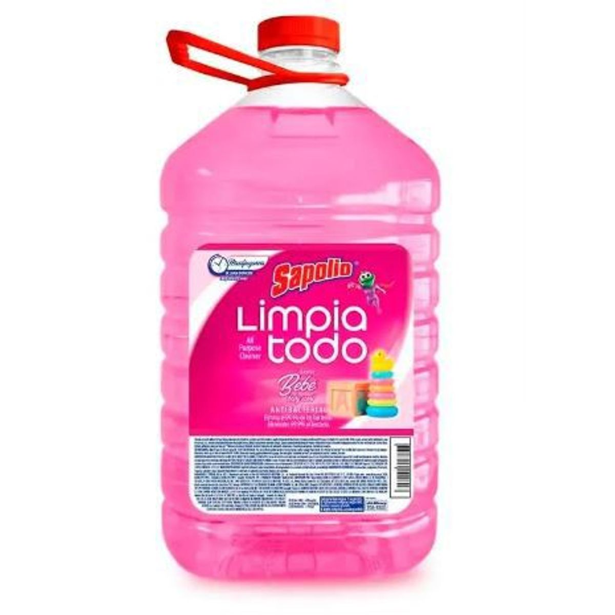 SAPOLIO - Limpiatodo Antibacterial Sapolio Bebé Botella 4.9 L