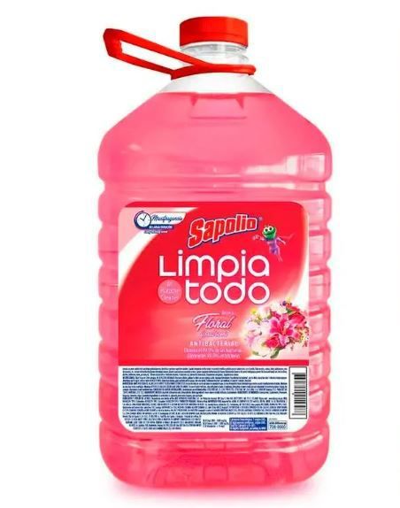 Limpiatodo Antibacterial Sapolio Floral Botella 4.9 L | Tottus Perú