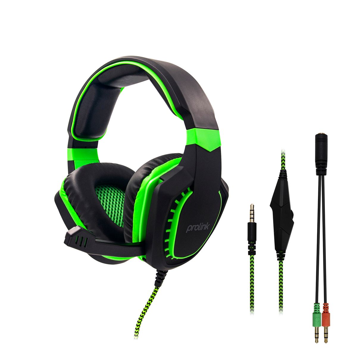 PROLINK - Headset Gamer Pro Verde