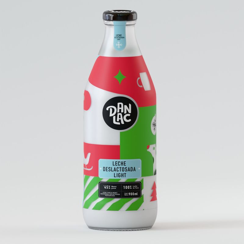 DANLAC - Danlac Leche Deslactosada Light 900 mL