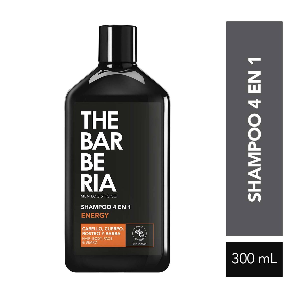 THE BARBERIA - Shampoo 4 en 1 The Barberia Envase 300 mL