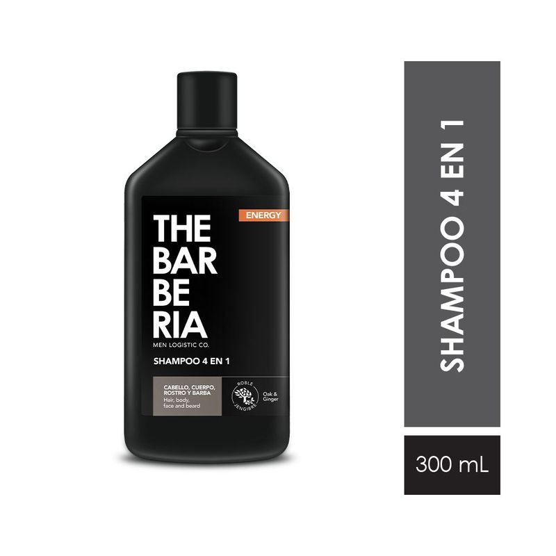 THE BARBERIA - Shampoo The Barberia 4 En 1 Envase 300 mL