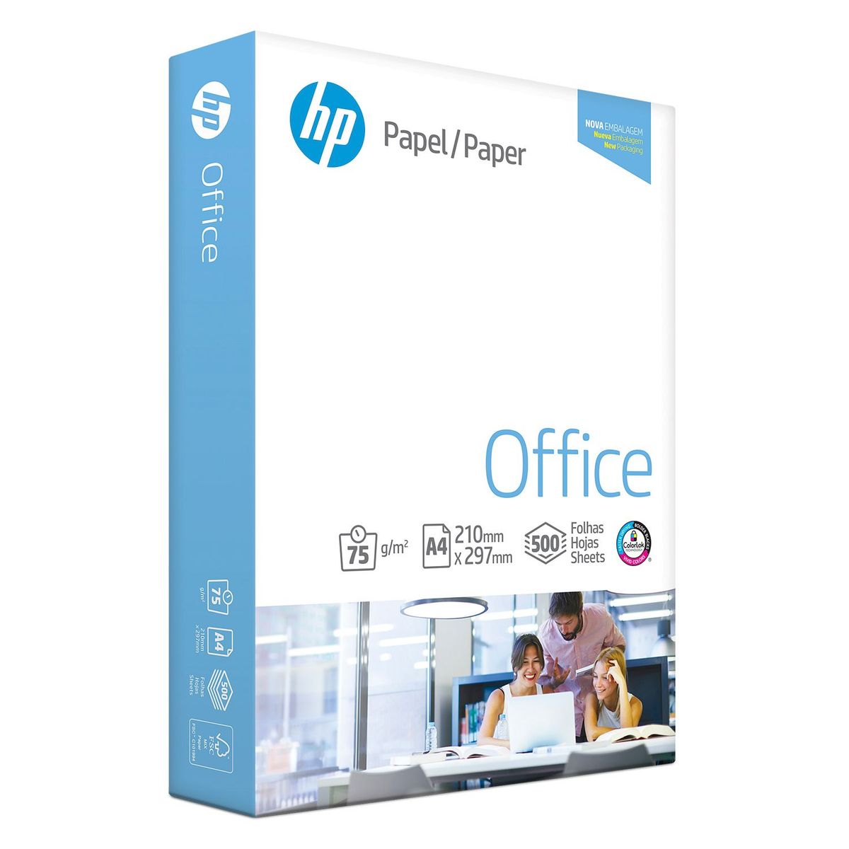 HP - Papel Bond 75Gr Hp A4 X500Hj