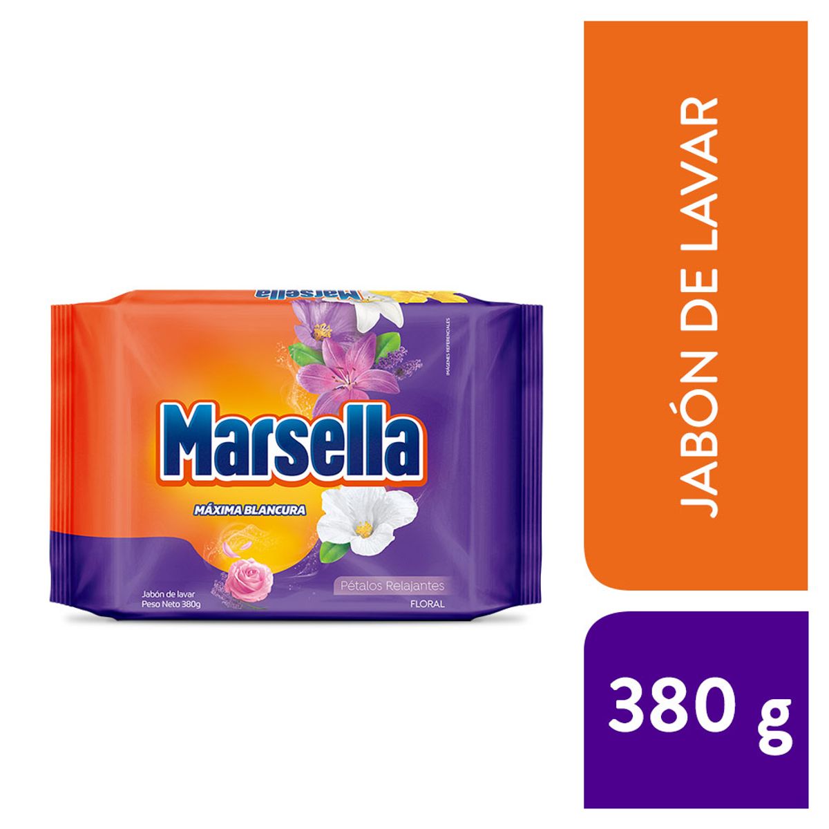 MARSELLA - Jabón de Lavar Marsella Floral Empaque 380 g