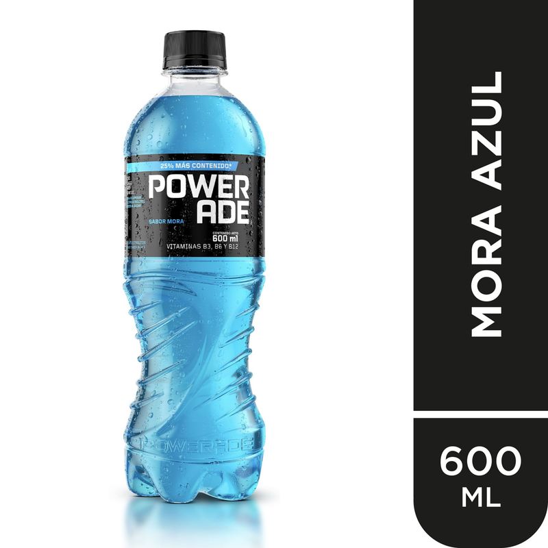 POWERADE - REHIDRATANTE POWERADE MORA BOTELLA X 600ML