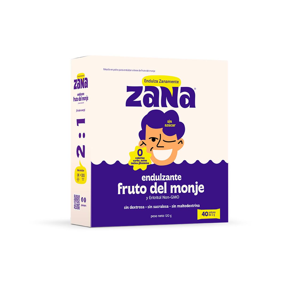 ZANA - Endulzante Zana Caja 40 Sobres