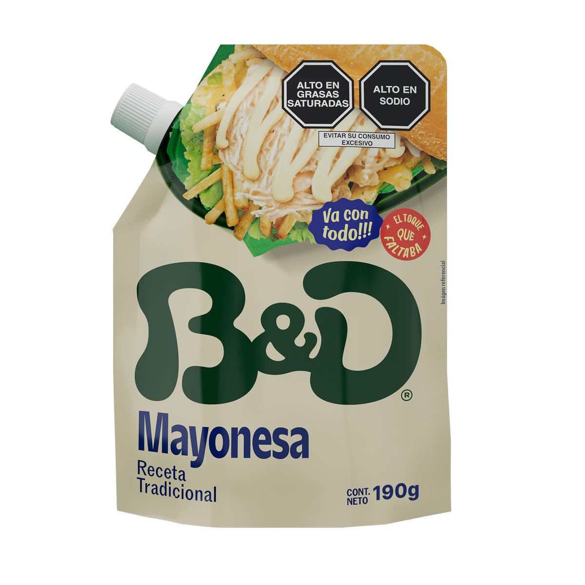 B&D - Mayonesa B&D Doypack 190 g