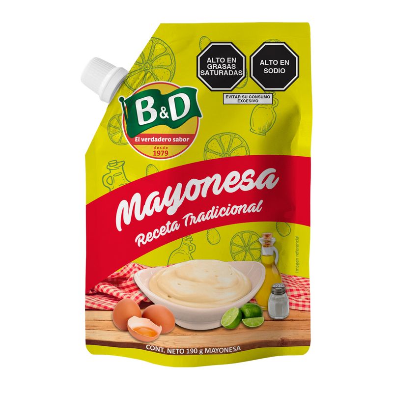 B&D - Mayonesa Doypack B&D 190 g