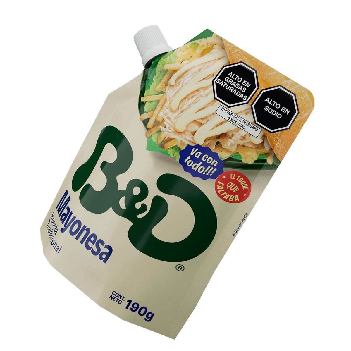 B&D - Mayonesa B&D Doypack 190 g