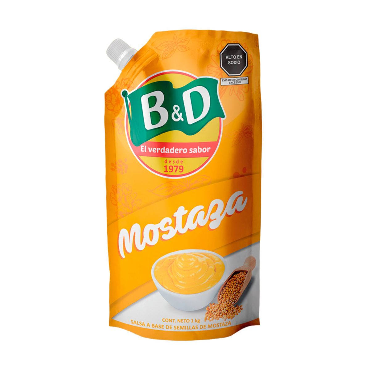 BD - Mostaza B&D Doypack 1 Kg
