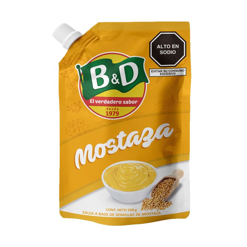 B&D - Mostaza B&D Doypack 200 g