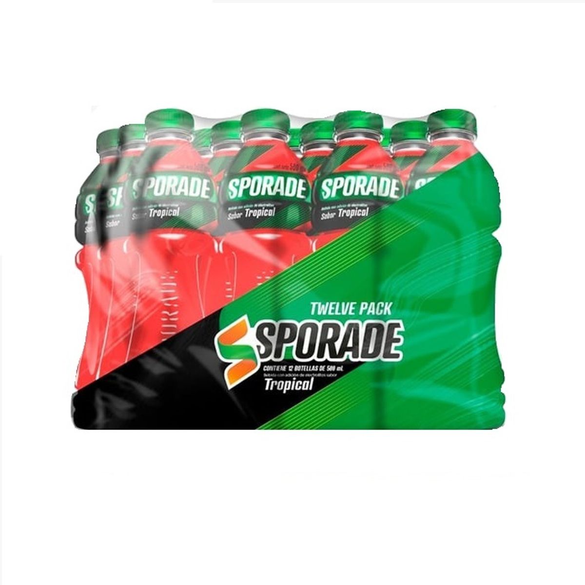 SPORADE - Bebida Rehidratante Sporade Tropical Pack 12 Botellas 500 mL