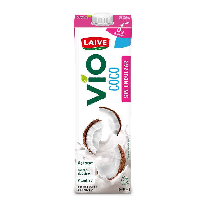 LAIVE - Bebida de Coco Laive Sin Endulzar Caja 946 mL