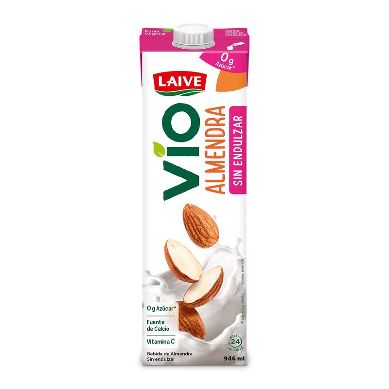 LAIVE - Bebida de Almendra Laive Sin Endulzar Caja 946 mL