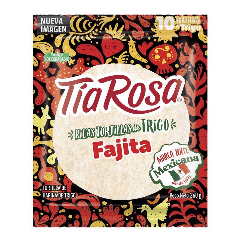 TIA ROSA - Tortilla De Trigo Tia Rosa 10P Bolsa 260 gr