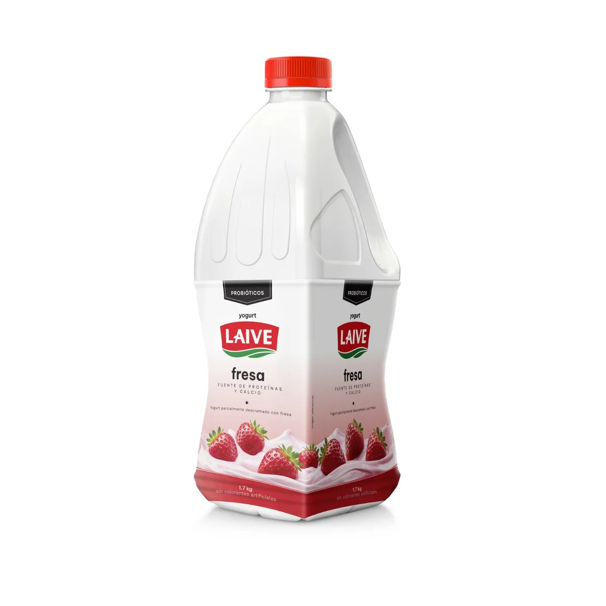 LAIVE - Yogurt con Fresa Laive Botella 1.7 Kg