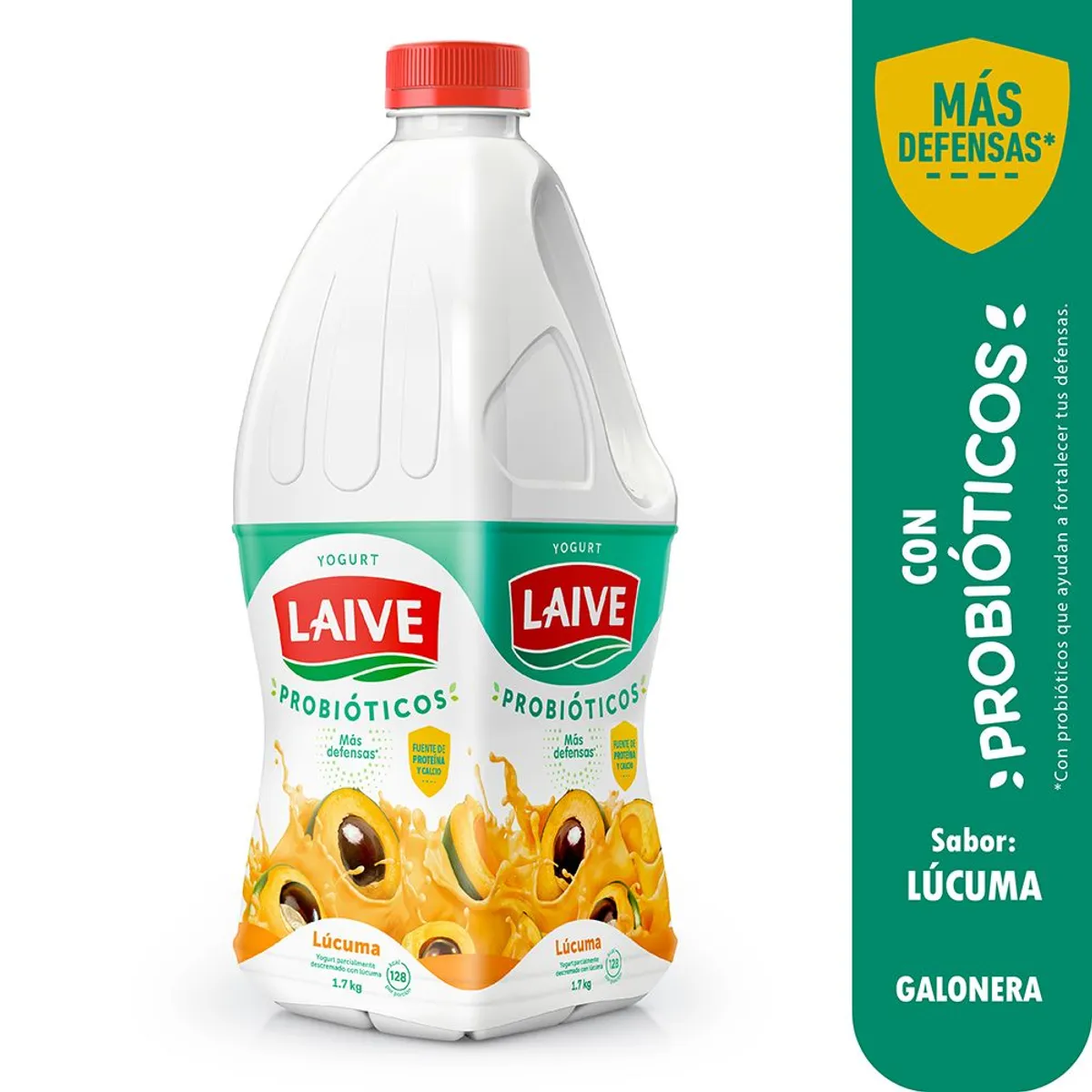 LAIVE - Yogurt Laive Lúcuma Botella 1.7 Kg