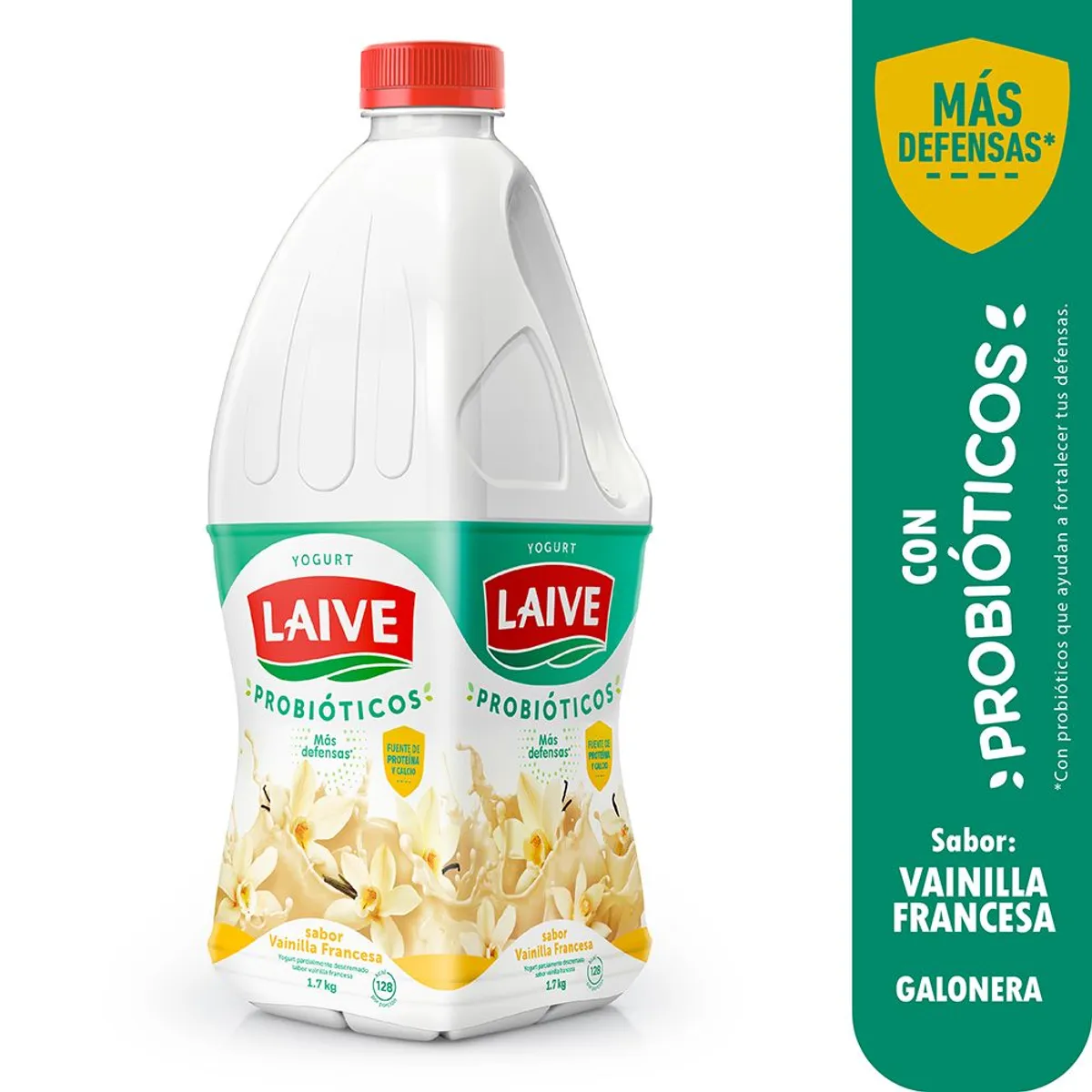LAIVE - Yogurt Vainilla Francesa Laive Botella 1.7 Kg