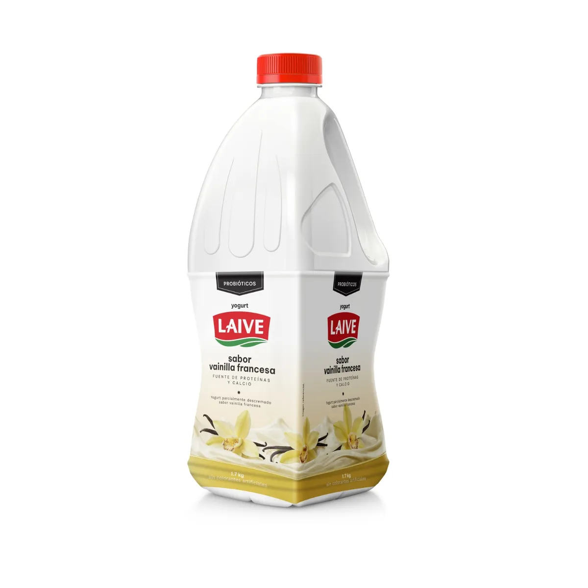 LAIVE - Yogurt Vainilla Francesa Laive Botella 1.7 Kg