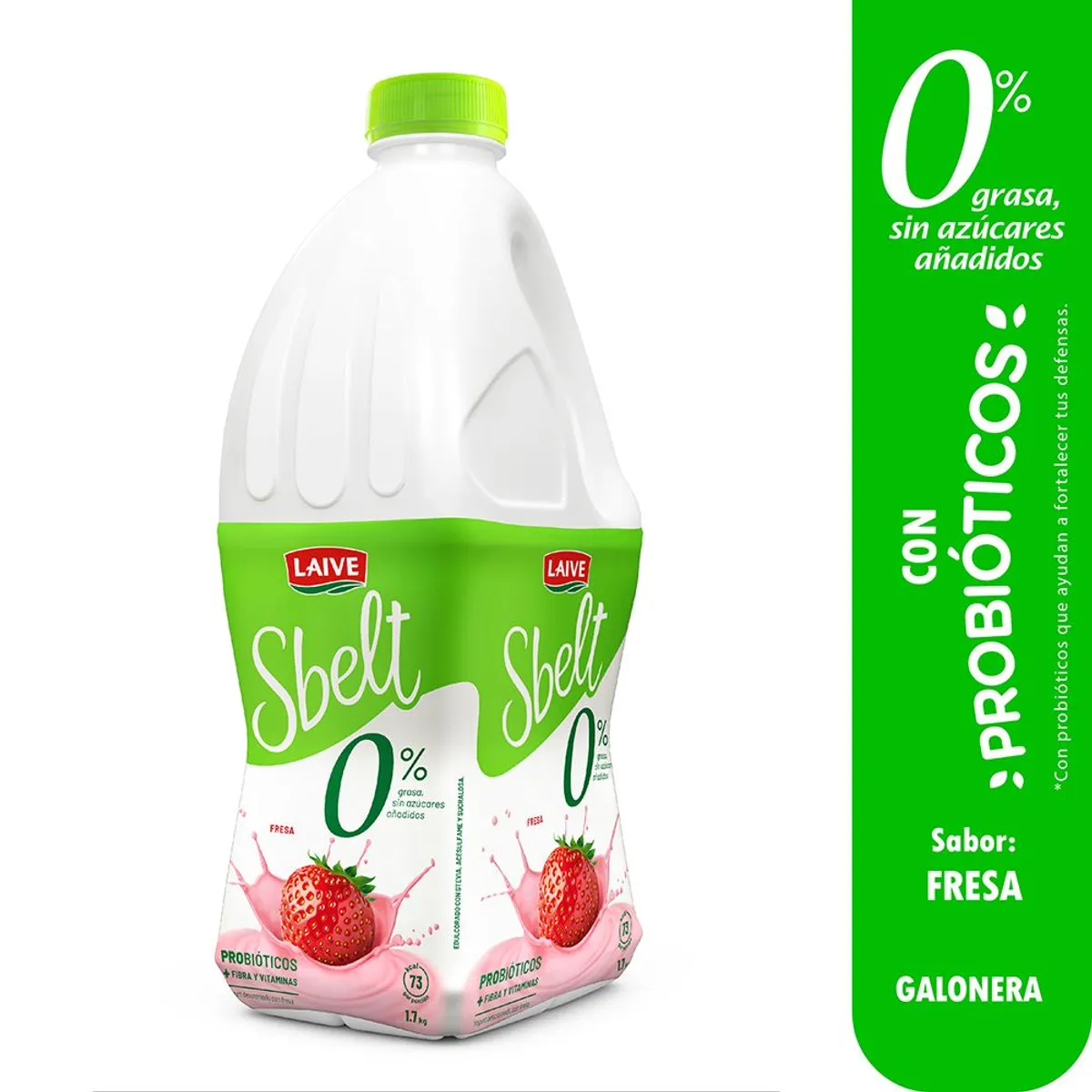 LAIVE - Yogurt Laive Sbelt Fresa Botella 1.7 Kg