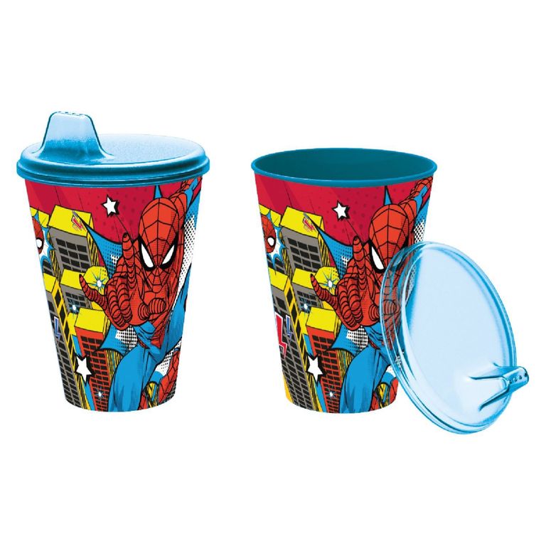 Vaso Easy Sipper 430mL Spiderman | Tottus Perú