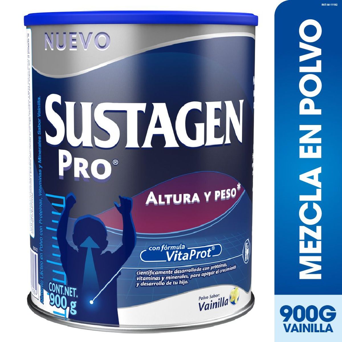 SUSTAGEN - Alimento Lácteo Sustagen Pro Altura Peso Vainilla Lata 900 g