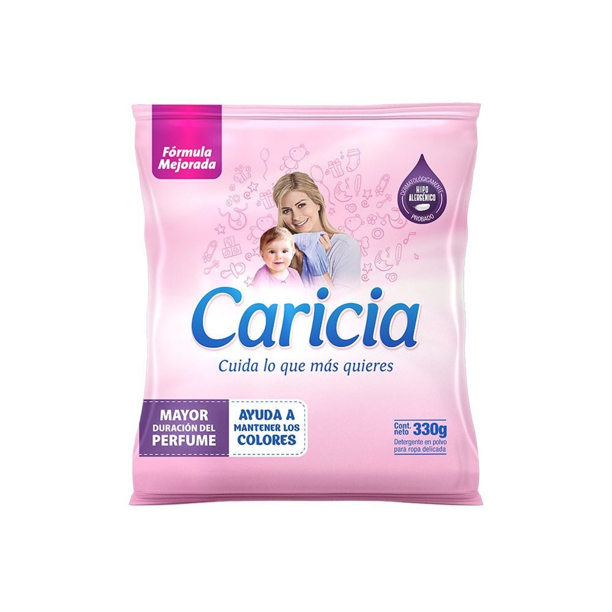 CARICIA - Detergente en Polvo Caricia Bolsa 330 g