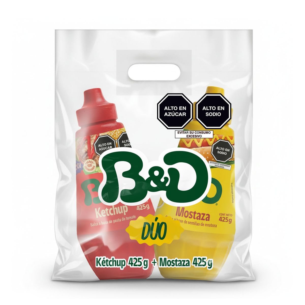 B&D - Pack B&D Ketchup 425 g + Mostaza 425 g