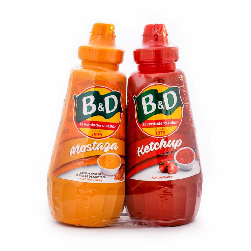 B&D - Pack B&D Ketchup 425 g + Mostaza 425 g