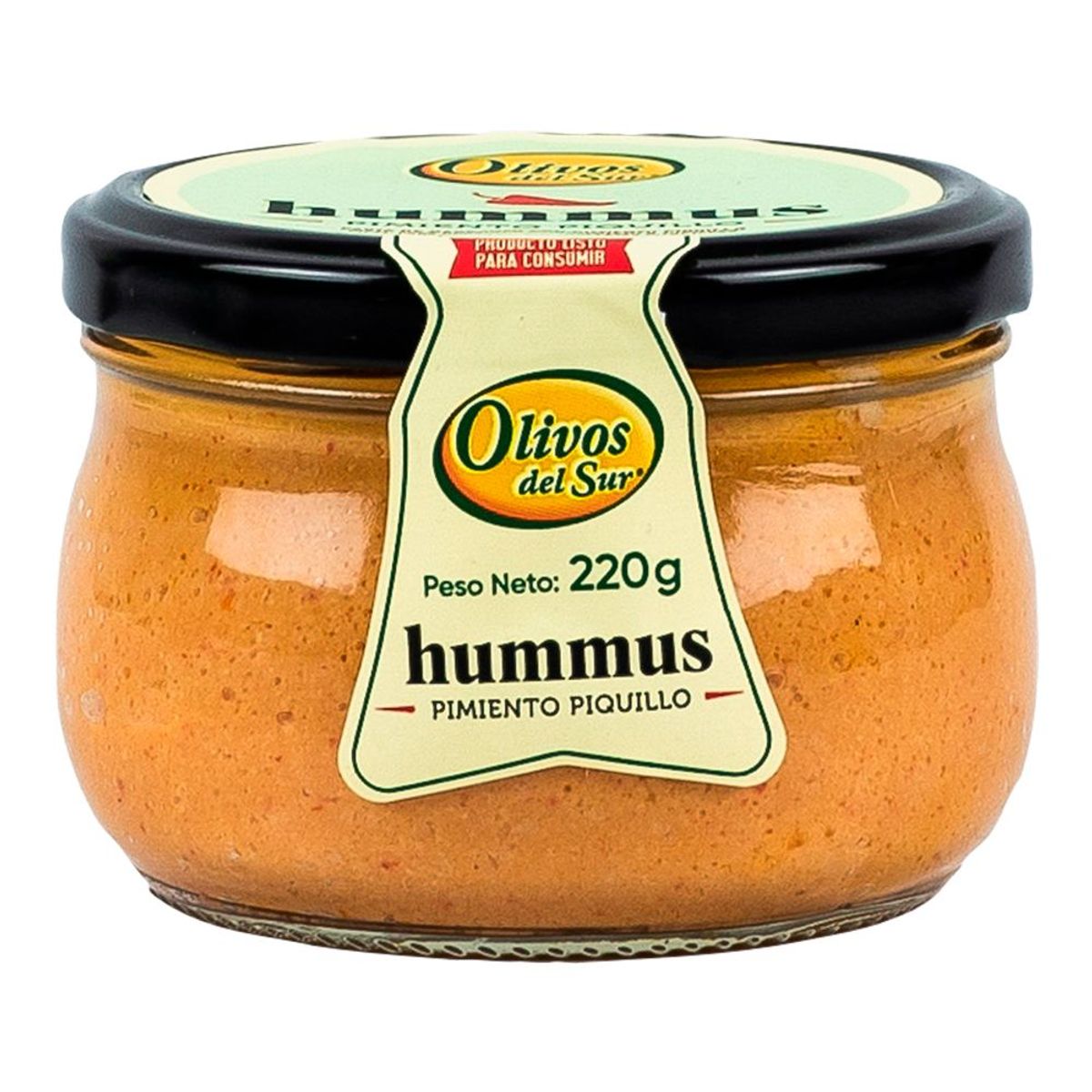 OLIVOS DEL SUR - Hummus De Piquillo Ods 220 gr