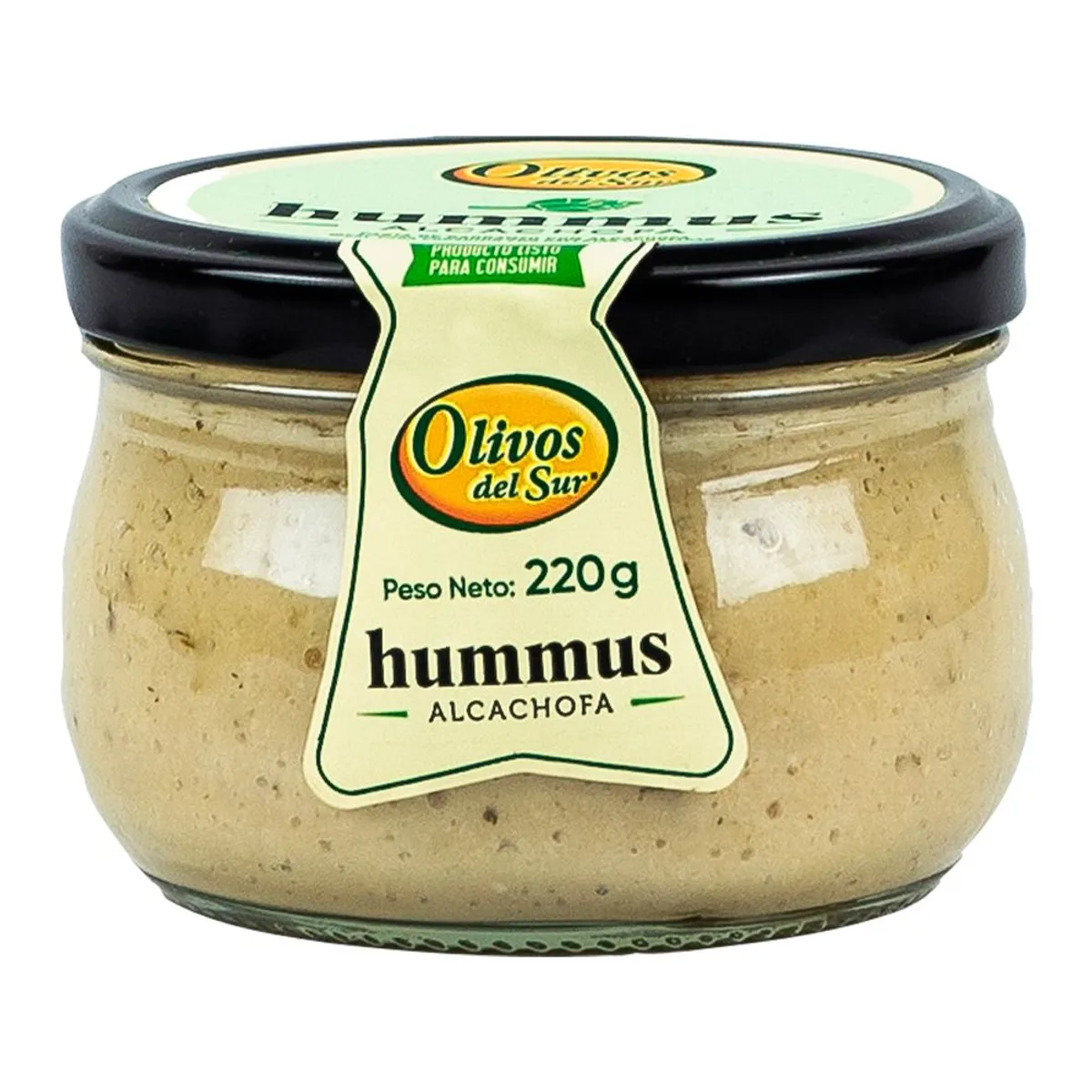 OLIVOS DEL SUR - Hummus Alcachofa Olivos del Sur Envase 220 g