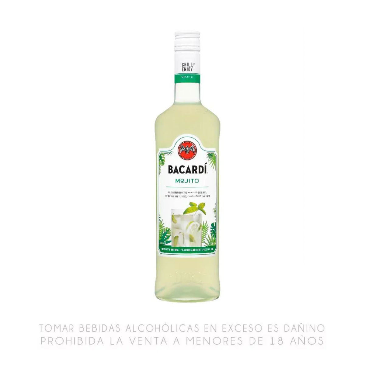 BACARDI - Coctel Mojito Ready To Serve Bacardí Botella 750 mL