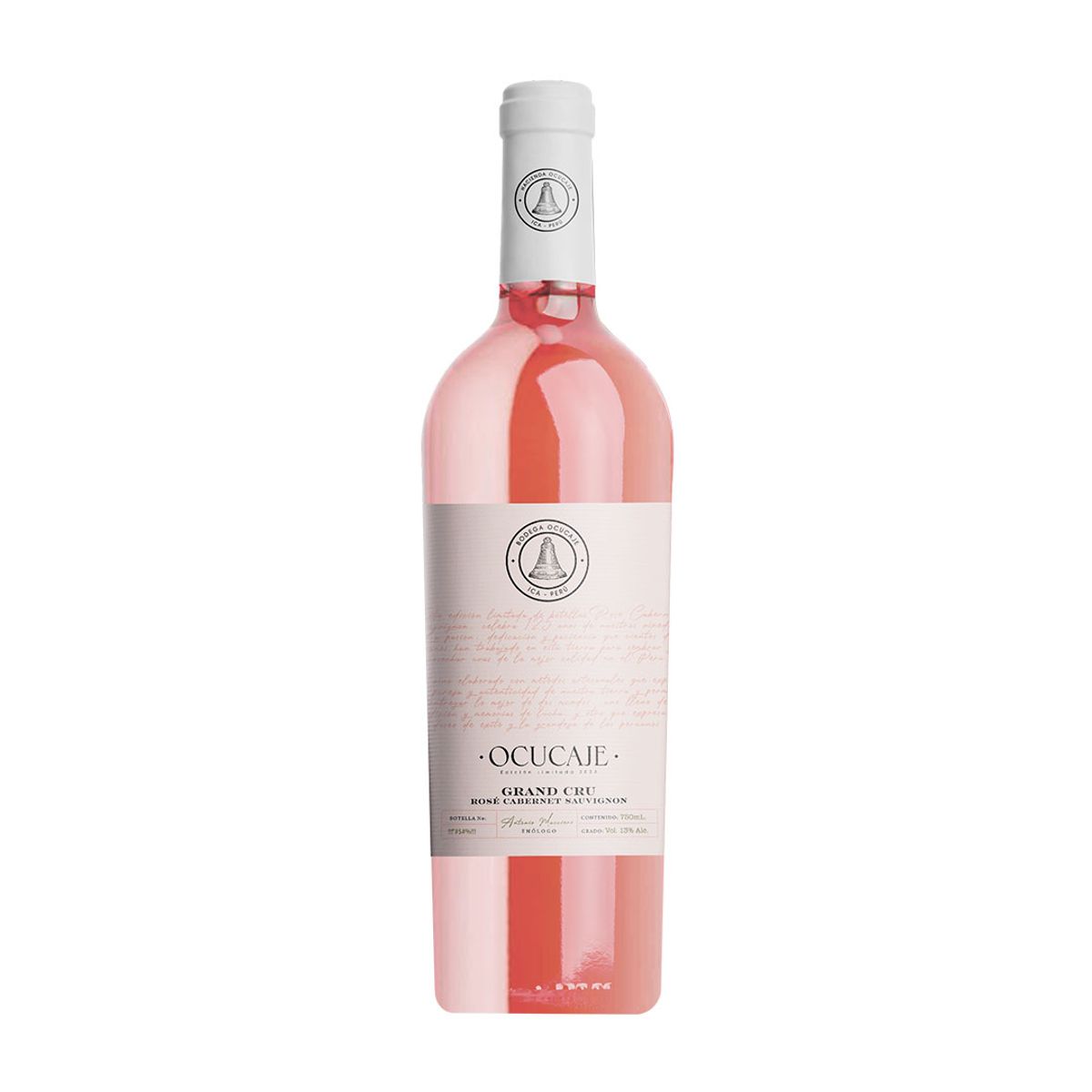 OCUCAJE - Vino Rosé Seco Ocucaje Gran Cru Botella 750 mL