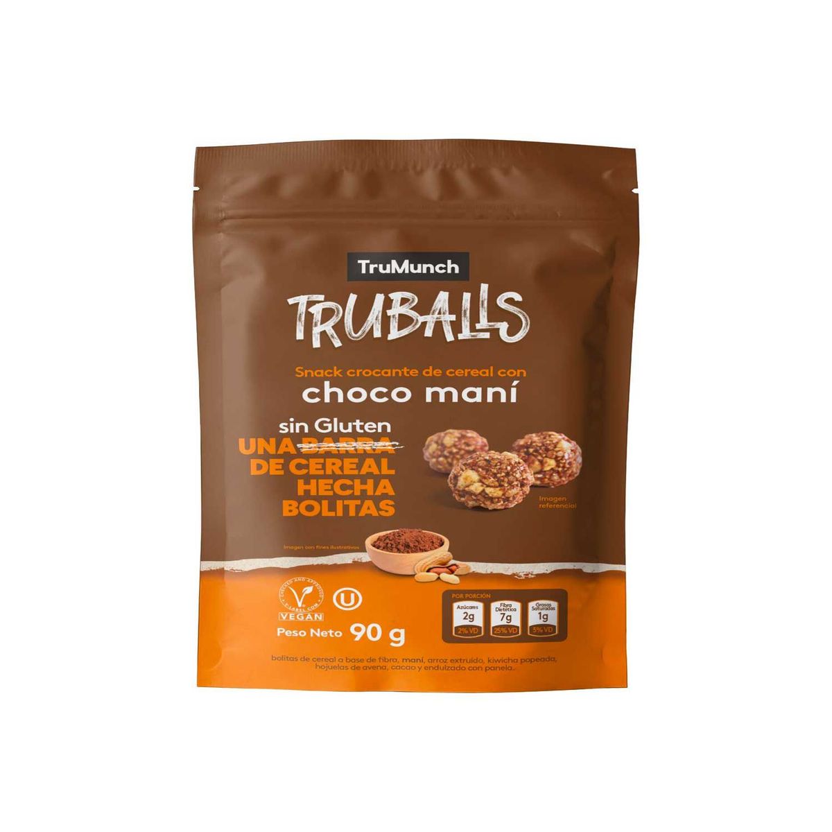 TRUMUNCH - Truballs Chocomani 90 gr