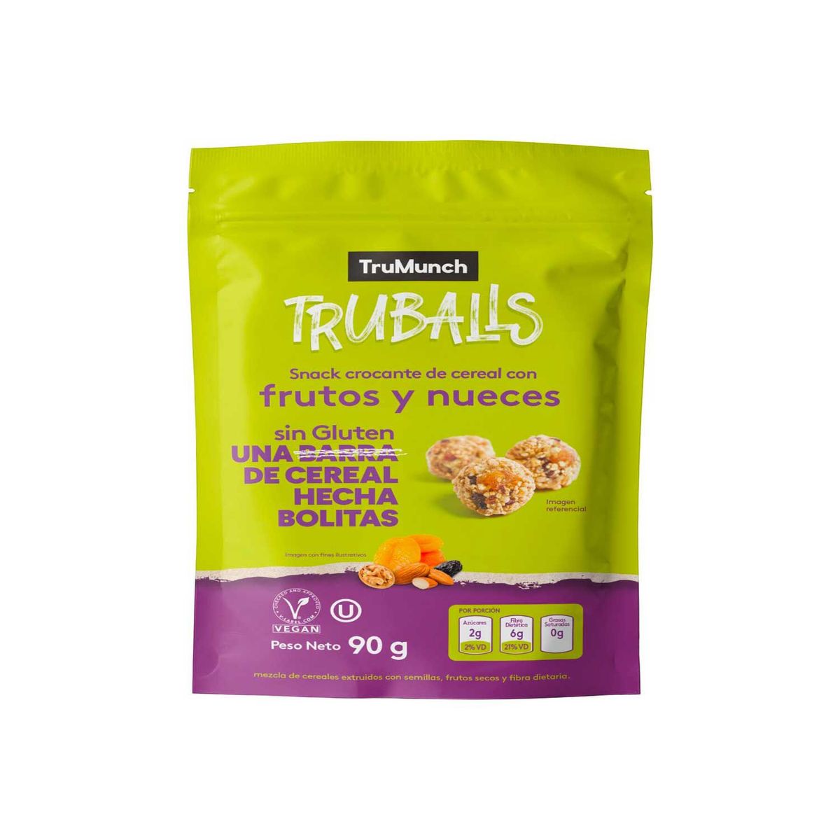  - Truballs Frutos Y Nueces 90 gr
