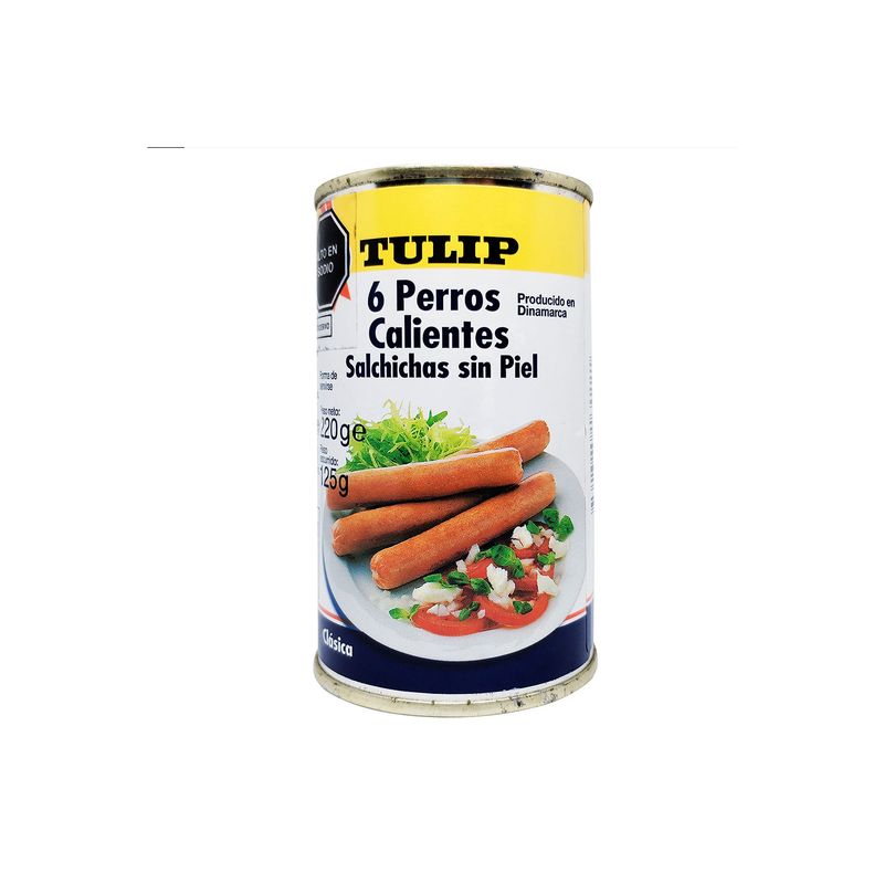 TULIP - Salchichas Tulip Sin Piel Lata 125 g