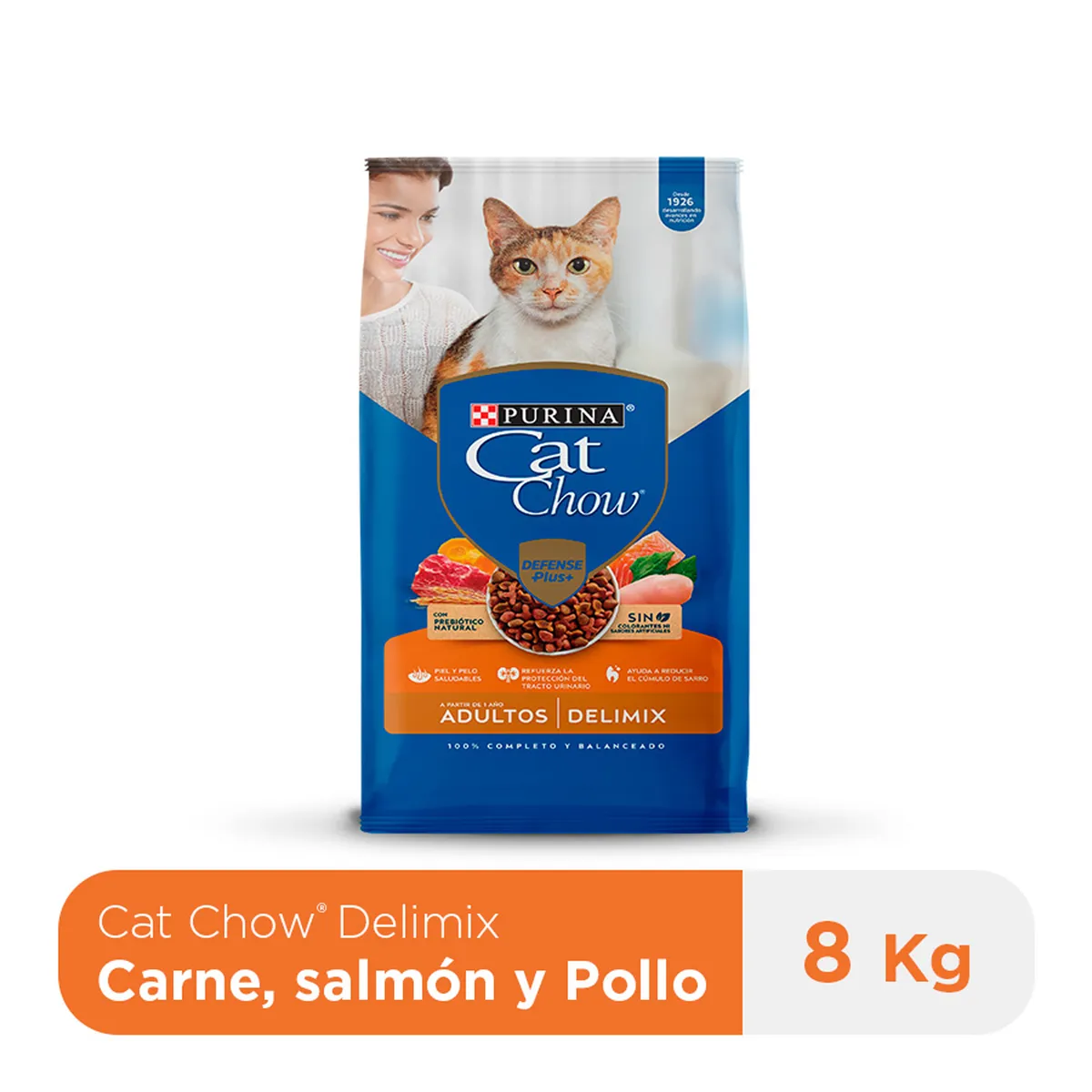 CAT CHOW - Alimento Seco Gatos Adultos Cat Chow Deli Mix Bolsa 8 Kg
