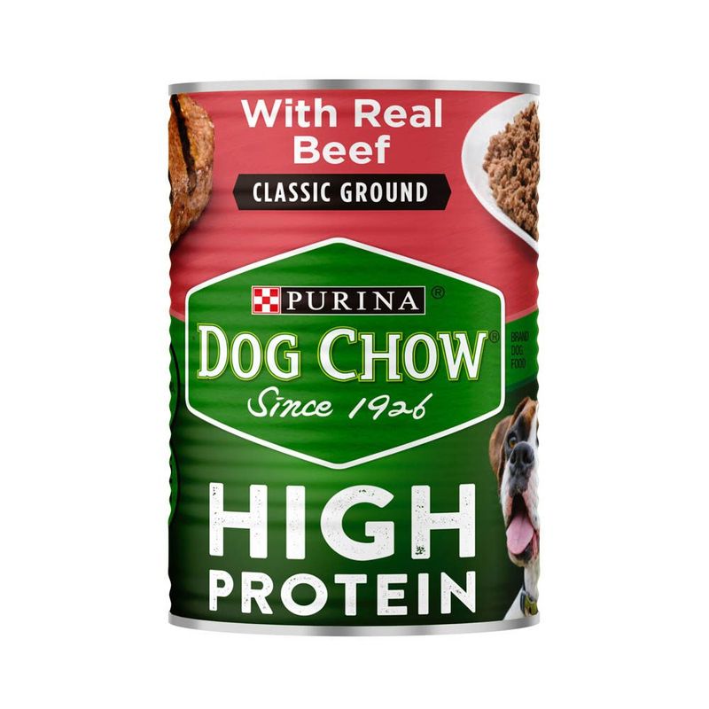 DOG CHOW - Alimento húmedo para perro Dog Chow High Protein Carne 368gr