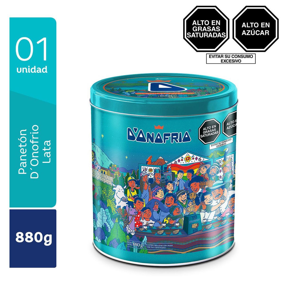 DONOFRIO - Panetón Donofrio Lata 880  gr